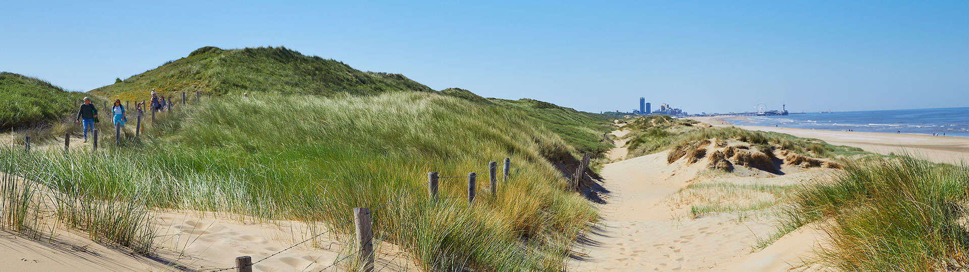 Vlak bij het strand