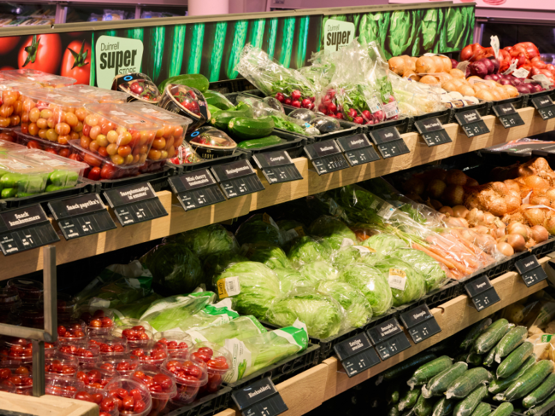 Verse groente en fruit