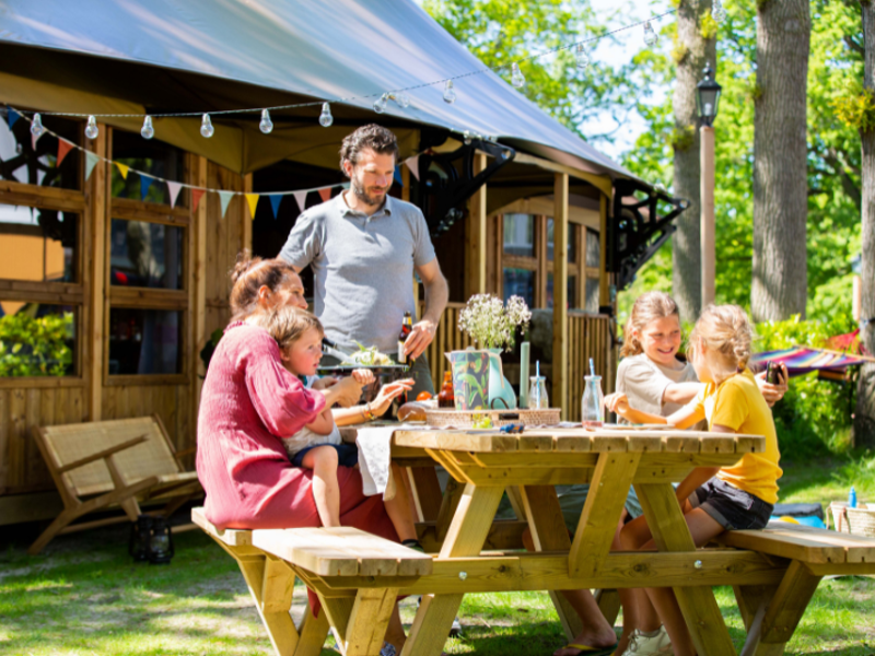 Glamping accommodaties 